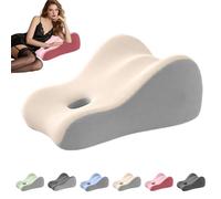 Butt Cushion for Couples,Pillowcase Wedge Pillow Memory Foam,Provides Intimate Support,Fast Rebound After Impact,Suitable for Home Use,Neck Waist Relief Ideal for Sitting and Lying-C