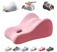 Butt Cushion for Couples,Pillowcase Wedge Pillow Memory Foam,Provides Intimate Support,Fast Rebound After Impact,Suitable for Home Use,Neck Waist Relief Ideal for Sitting and Lying-B