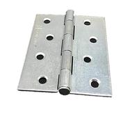Butt Door Hinge Galvanized 4-Inch Thickened Iron Door Hinge with Hole Welded Big Hinge Iron Hinge 2 Pieces