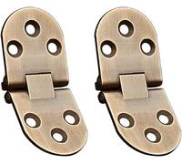 Butt Hinges,Door Hinge,Latch Hasps,2Pcs Antique Brass Sewing Machine Table Folding Flip Top Hinges 180 Degree Heavy Duty Hinge for Folding Furniture
