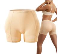 Butt Lif/ting Knickers&Padded Pants for Women,Butt Lifter Shapewear with Bu/m Lift & Hip Dip Control,Seamless Hip Enhancer,Body Shaper Underwear Knickers,Tum/my Control Body Shaper Pants,L,Skin color