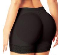 Butt Lifter Shapewear Panties with Push-Up Support Invisible Hip Pads and Butt Enhancing Undergarments A Black L
