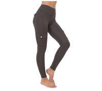 Butt Lifting Leggings with Flap Pockets for Women Stretch Cargo Leggings High Waist Tummy Control Workout Running Pants Dark Gray