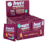 Butt Napkins - Water-Based Flushable Wipes, Individually Wrapped (Running, 50 Count (Pack of 1))