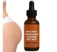 Butt Oil, 60ml Massage Formula, 0.18 Inch Skin Smoothing Liquid & Curve Enhancer Blend, Body Care for Daily Body Care Offering Hydration and Elasticity Benefits While Contributing