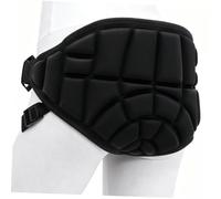 Butt Pads for Skating, Adjustable Sponge Triangle Hip Protector | Black Breathable Fabric, 1 Pcs Set with Straps, for Cycling and Figure Skating Practice, Winter Season