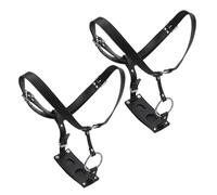 Butt Plug and Dildo Harness Belt Erotic Leather Chastity Device Sex Toys for Men Women Underwear Pants(2pcs)