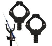 Butt Rests - Carp Fishing Rod Rest U | Rod Rest Heads Fits All Rods Pods | Fishing Pole Gripper Magnet | Angler Tackle Accessories | Set Of 2 Angling Pole Support Bracket For Lakes