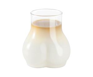 Butt Shaped Espresso Coffee Glass Funny Creative Human Body 3D Buttock Cup Artistic Large Buttock Drinking Glassware Art Buttock Cocktail Cup Milk Tea Juice Tumbler Glass Home Bar Nightclub Decor