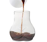 Butt Shaped Glass Cup - Creative Body Art Glassware | 450ml Capacity Bachelor Decorations Drinkware for Juices Tea Beer Cocoa Coffee Water Milk Cocktails Champagne