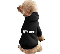 Butt Slut Funny Dog Hoodie Sweatshirts Pet Pullover Puppy Cats Clothes for Small Medium Large
