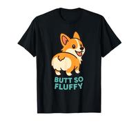 Butt So Fluffy Funny Corgi Dog Lover Cute Pet T-Shirt