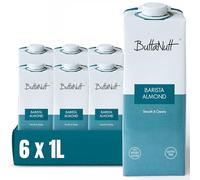 ButtaNutt Barista Almond Drink - 1L | Smooth Plant-Based Coffee Drink for Latte & Cappuccino - Dairy-Free, Vegan, No Added Sugar, Calcium Enriched