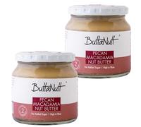 ButtaNutt Pecan Macadamia Nut Butter - 2 x 250 g | Nutty Taste | Healthy Snack | No Palm Oil | No Added Sugars or Stabilisers | Vegan & Keto Friendly | Peanut Butter Alternative | Sustained Energy