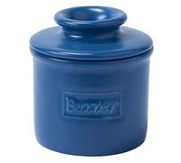 Butter Bell® Crock by L. Tremain French Ceramic Butter Keeper, Navy Matte