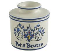 Butter Bell Crock by L. Tremain Original French Ceramic Butter Keeper | Water seal keeps butter fresh & spreadable on the countertop-no refrigeration needed, with vintage Belle Époque charm.