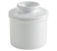 Butter Bell - The Original Butter Bell Crock by L Tremain, a Countertop French Ceramic Butter Dish Keeper for Spreadable Butter, Glossy White
