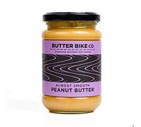 Butter Bike Co Small Batch Peanut Butter | Made in Devon | Palm Oil Free | All Natural (Almost Smooth, 285g)