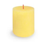 Butter Bolsius Rustic Shine Candle 80 X 68mm 2 Pack - Yellow
