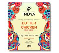 Butter Chicken Spice Mix by Chef Vineet Bhatia MBE - Non Spicy, Gluten Free, No Preservatives, Vegetarian & Vegan Friendly | INDYA Spices