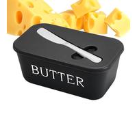 Butter Container for Kitchen Counter, Butter Storage, with Cutter, Airtight Cheese Container for Home, On the Go, Kitchen, Fridge