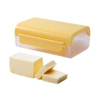 Butter Container | Modern Airtight Storage With Cutter | Covered Butter Saving Space In The Refrigerator, For Parties Meetings Cheese Food Pre Kitchen Camp Home