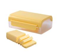 Butter Container,Modern Fresh Keeping Function with Cutter,Refrigerator Cheese Container Butter Tray - For Countertop Refrigerator RV Farm Household Restaurant Commercial Party