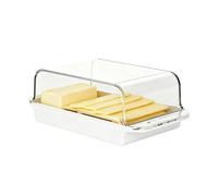 Butter Container - Transparent Airtight Container Dispenser,Transparent Butter Tray | For East Coast Cream Cheese, Countertop, Kitchen, Home, Bedroom, Camping, Door