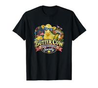 Butter Cow Appreciation Society Retro Iowa Fair Tradition Value Graphic T-Shirt