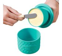Butter Crock Silicone Lid Dishwasher Safe Holder | Counter Butter Keeper for Bakers Home Cooks Indoor Housewarming Easter Christmas Birthday