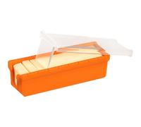 Butter Cutter & Goalie - Butter Box Container, Butter Portion Cutter | Smooth Cut , Sealed Lid Storage Tray, Butter Holder