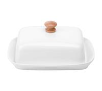 BUTTER DISH CERAMIC BUTTER DISH WHITE 139678