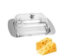 Butter Dish - Countertop Refrigerator, Covered Storage Dish | Refrigerator Safe Buttr Holder Sealing Tray Kitchen Countertop Organizer for East Coast Butter Home Use,High-Quality Silicone Sealin