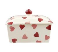 Butter Dish: Emma Bridgewater Pink Hearts Butter Dish, Ceramic