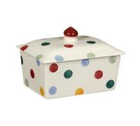 Butter Dish: Emma Bridgewater Polka Dot Butter Dish, Ceramic