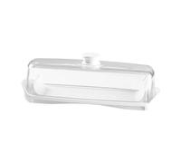 Butter Dish Kitchen Butter Dish with Covers Easy Clean Organization Keeper Container for Baking Fridge Room Nuts(Clear)