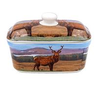 Butter Dish stag Animal Dessert Design Kitchen Container fine China Ceramic New soap Holder Stand Display Jewellery Tray Necklace Box Travel Earring Ring Tree Jewelry Gift Bag Pink
