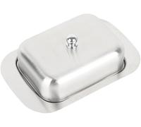 Butter Dish, Stainless Steel Butter Dish with Lid Tray Keeper Container Holder Kitchen Gadgets