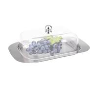 Butter Dish with Countertop Lid for Covered Butter, Bread Bin with Covered Butter Tray - Sturdy and Convenient Butter Dishes for Sealing Cheese, Fruit and Cake Storage