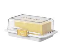 Butter Dish with Lid,Butter Dish for Refrigerator,Plastic Butter Holder Tray Container for East/West Coast Butter, BPA-free, Microwave/Dishwasher Safe (Material:ABS, as picture)