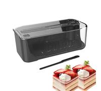 Butter Dish with Lid Butter Serving Dish Container with Airtight Cover Sturdy Dishwasher Safe Holder for Counter Cream Cheese & Small for Dish(A)