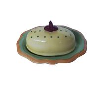 Butter Dish with lid Ceramic Butter Dish Uniquely Shaped Cheese Organiser for the Kitchen and Dining Room Storage