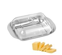 Butter Dish with Lid - No Slip Butter Container, Butter Sorority | Countertop Butter Tray, Kitchen Butter Holder for the , Block
