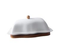 Butter Dish with Lid Serving Tray with Cover for Celebration Wedding Kitchen
