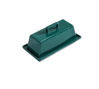 Butter Dish with lid Simple Cheese Butter Dish with Lid Dim Sum Ceramic Special Tableware Household Box Storage(Green)