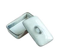 Butter Dish with Lid Vintage Porcelain Butter Dish with Lid,Ceramic Cheese Keeper Holder with Cover,Dessert Container,Cake Tray for Kitchen Counter for Dish