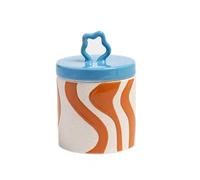 Butter Dishes Ceramic Butter Dish Colorful Storage Jar for Kitchen Vase Candy Jar Jewelry Box