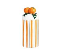 Butter Dishes Ceramic Butter Dish Colorful Striped Candy Jar for Kitchen Vase Jewelry Box