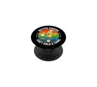 Butter Fingers Can't Hold A Thing Funny Clumsy Chef Humor PopSockets Adhesive PopGrip