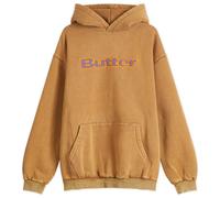 Butter Goods Men's Nylon Logo Applique Hoodie Brown